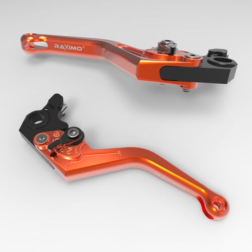 Brems- und Kupplungshebelset kurz orange KTM 1290 SD-R 14-19/-GT ab 16